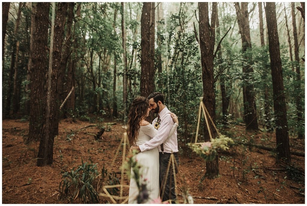 Maui Boho Wedding in a Forest in Hawaii